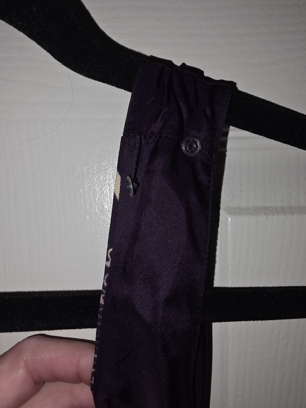 Tommy Bahama Silk Dark Purple Floral Midi Dress - Picture 8 of 8